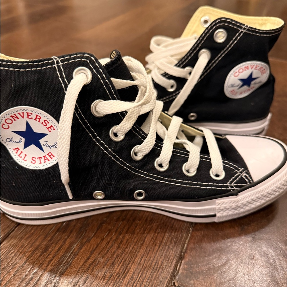 Converse Black and White High-Tops